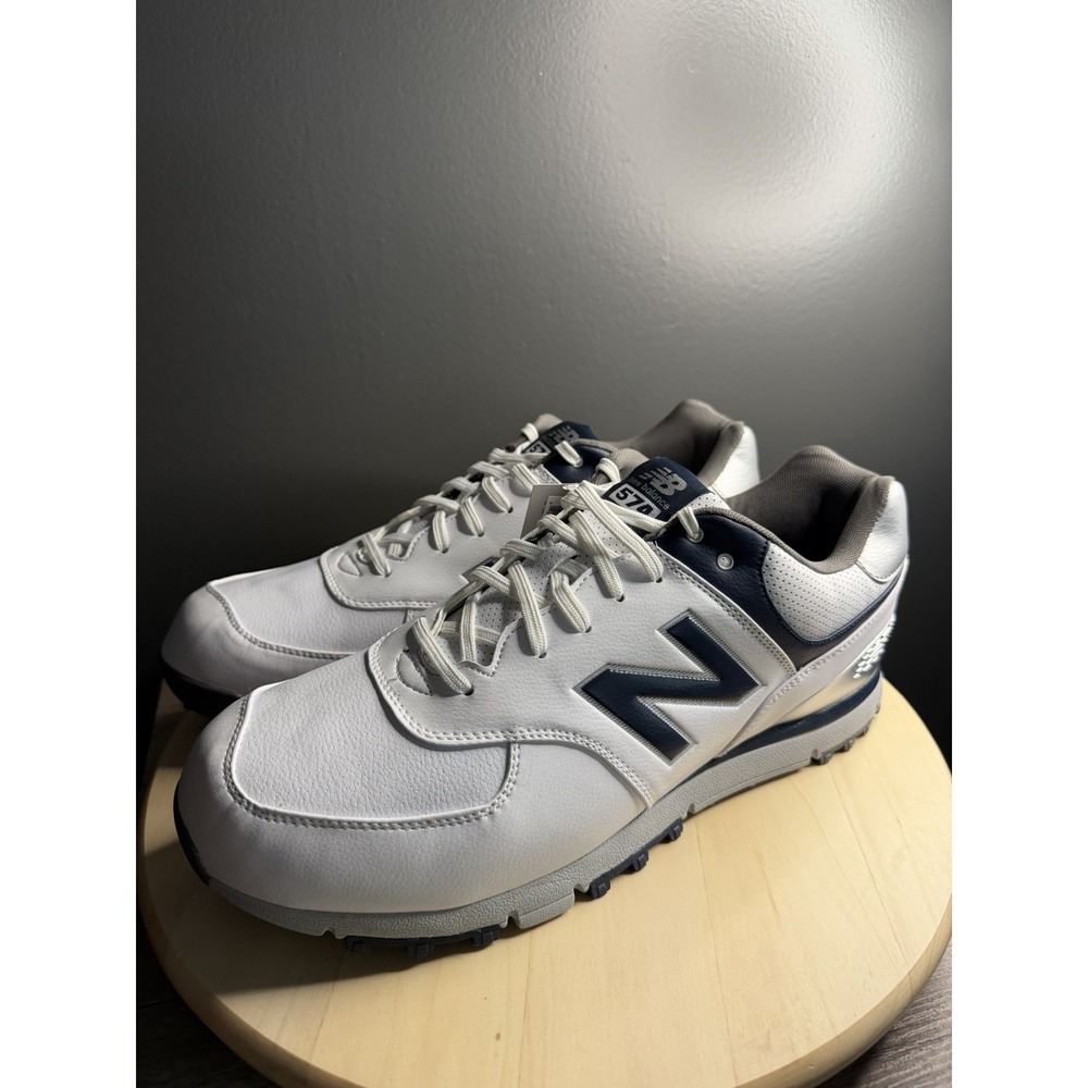 New Balance NBG574 Golf Shoes White/Navy